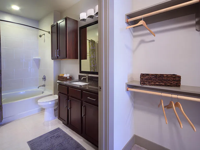 Generous storage space throughout