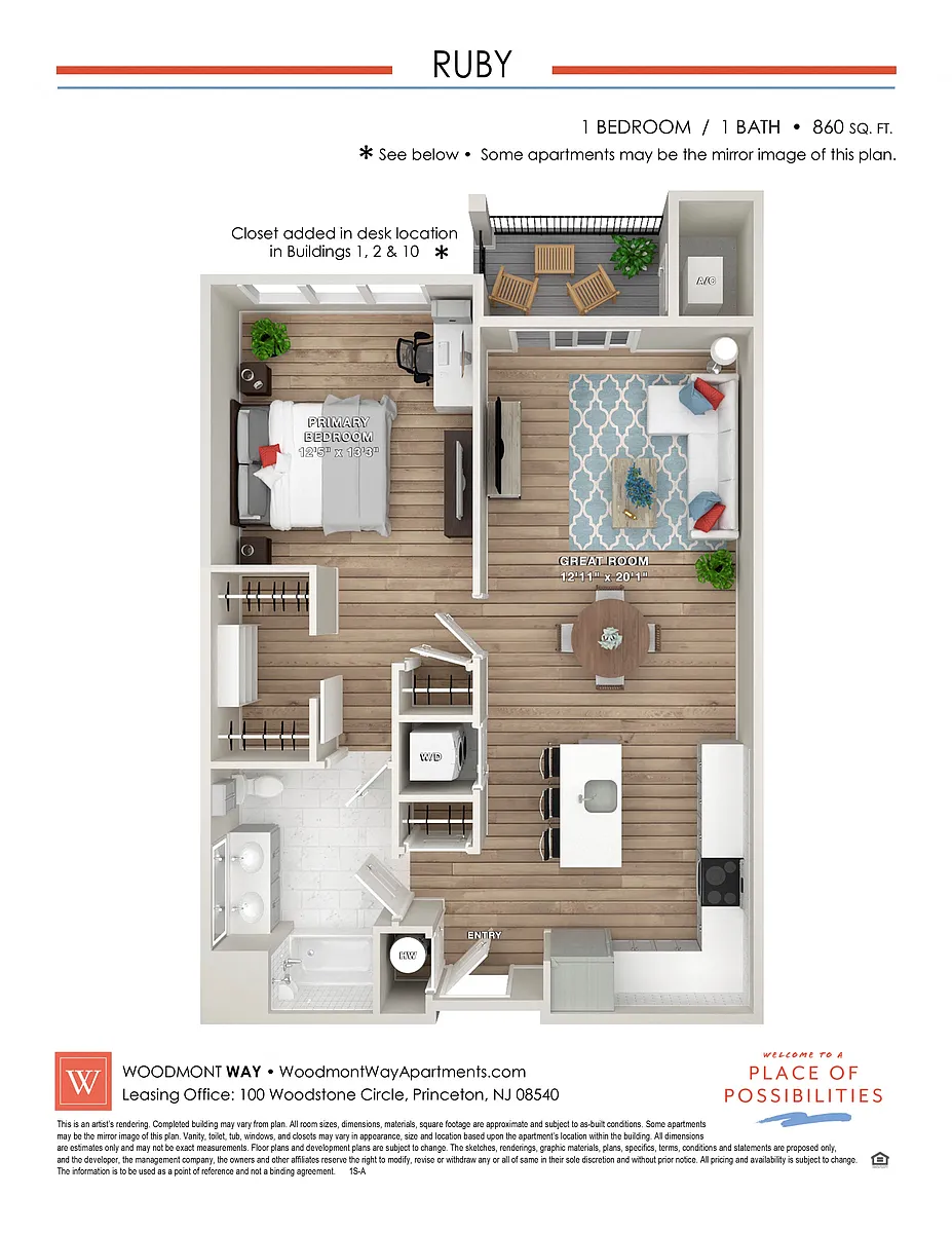 Floor plan Ruby