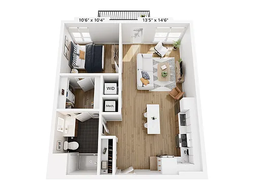 Floor plan A18