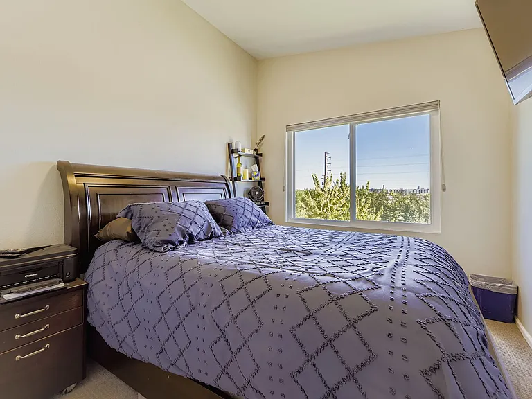 Upstairs secondary bedroom with energy efficient windows