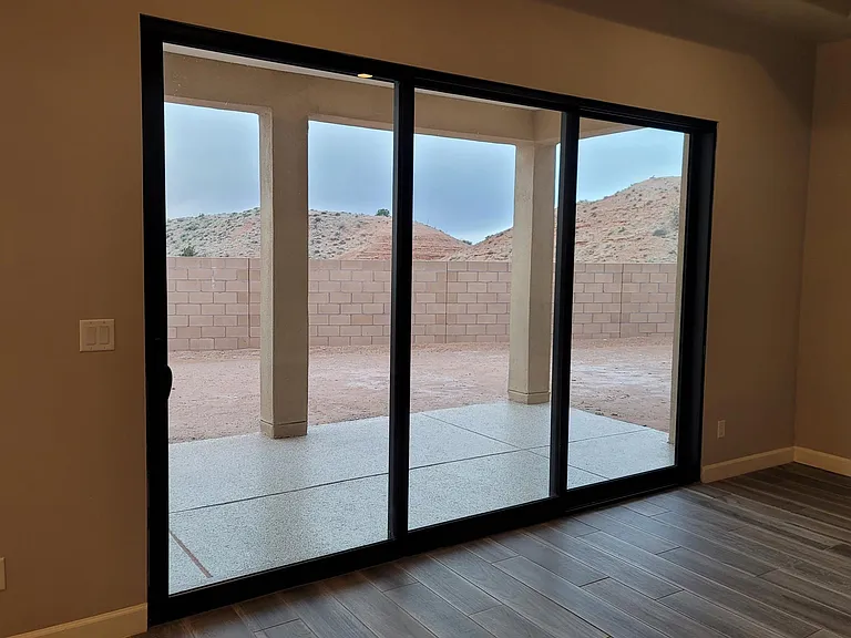 Huge patio sliders, for indoor/outdoor entertaining