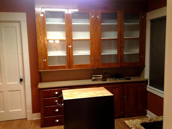 Restored antique cabinets