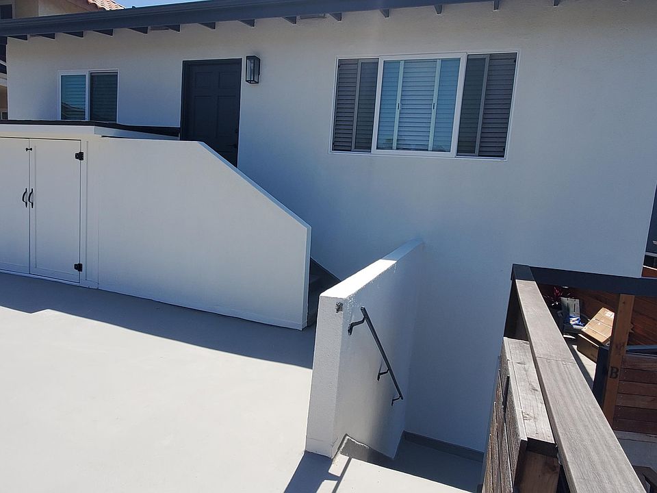 Apt #A entrance and deck