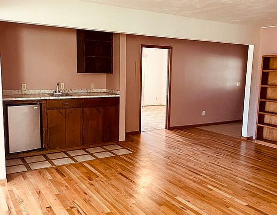 Wet Bar and library area