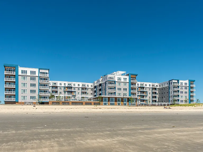 View of Building From Beach