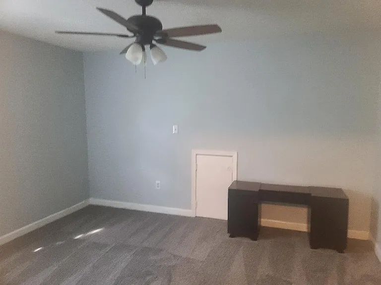 Private Bedroom with Window unit air conditioner if wanted and attic storage space and large closet.