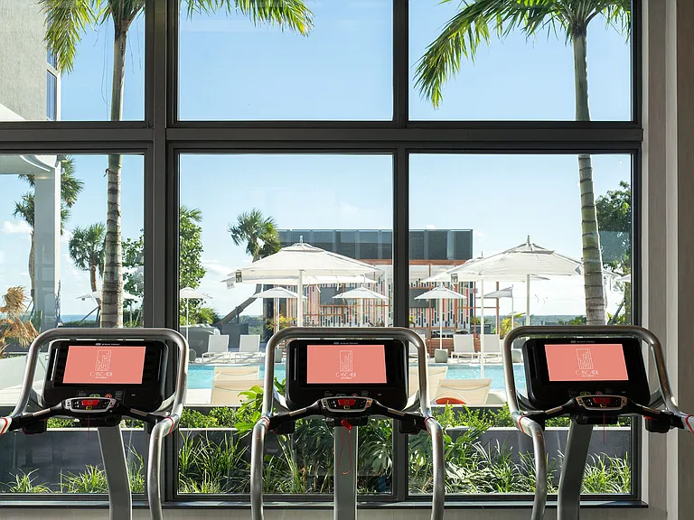 Our fitness center features next-generation equipment