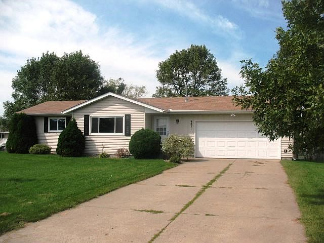Concrete driveway