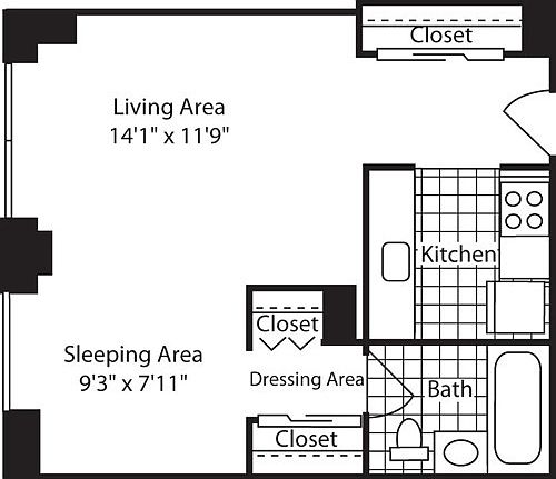 2nd image of 600 Washington St APT 220