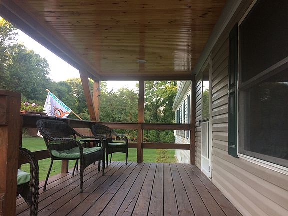 Covered front porch