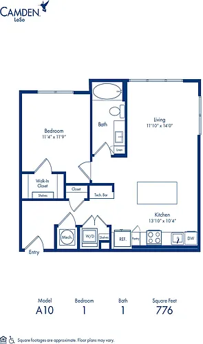 Floor plan A10
