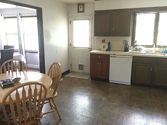 Large Eat-in-Kitchen with Door to Backyard
