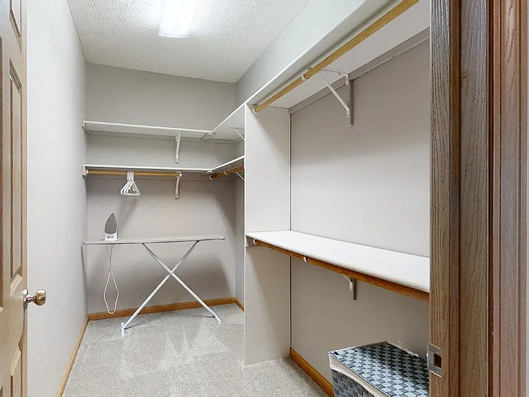 Our Crane floor plan offers a huge primary closet.