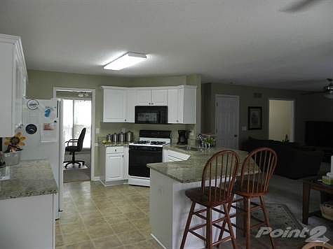 View of Kitchen with Granite Counter tops