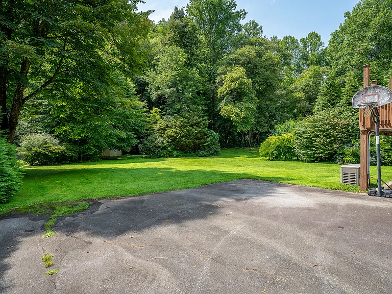 Parking Area and Backyard