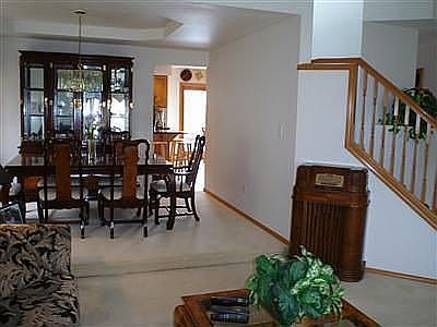 Formal living and dining rooms