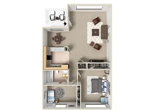 Floor plan The Monterey