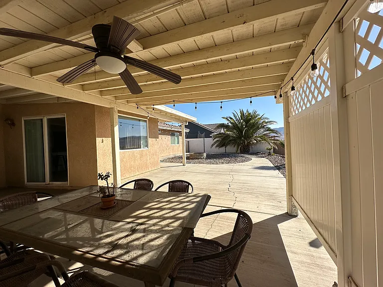 Back patio