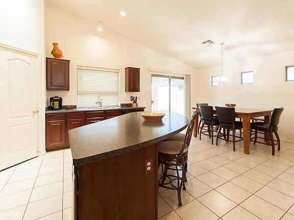 Kitchen and dining area