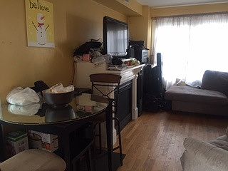 Dining into living area