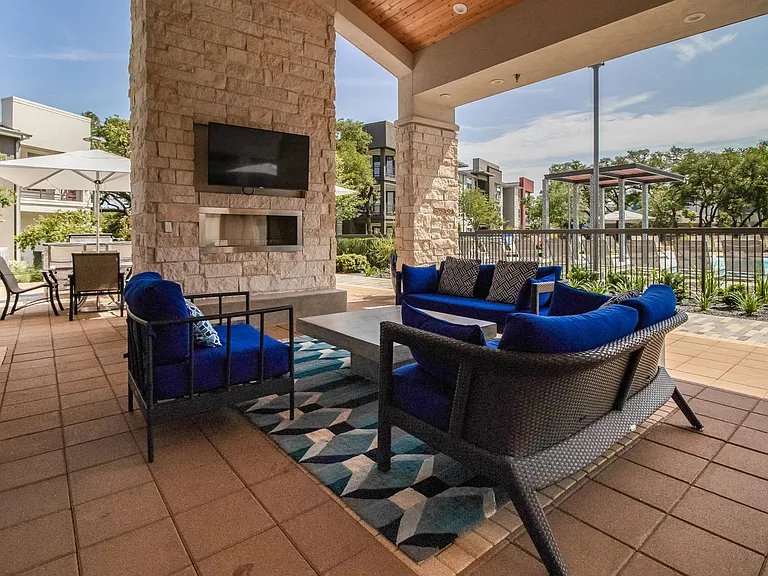 Watch a game in our outdoor lounge area