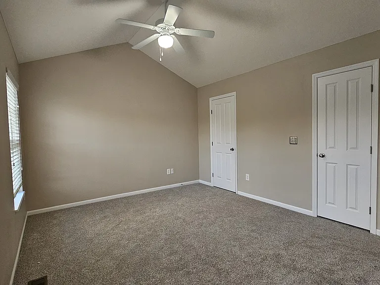 Master Bed Room with walkin closet.