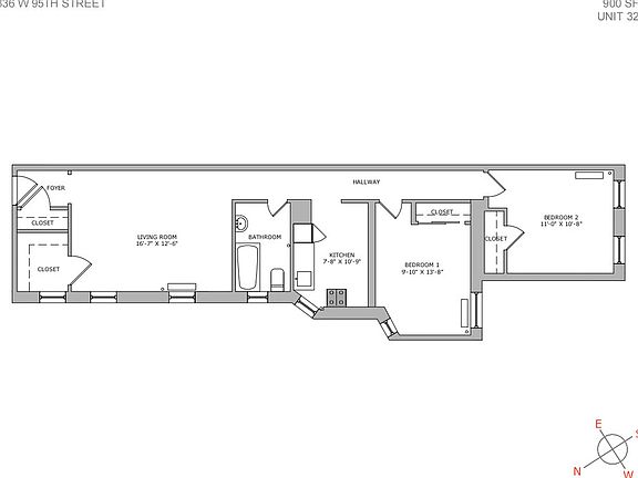2nd image of 336 W 95th St #32