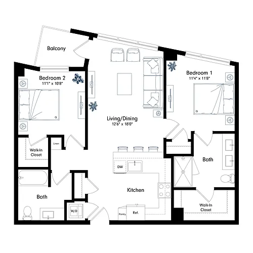 Floor plan B1