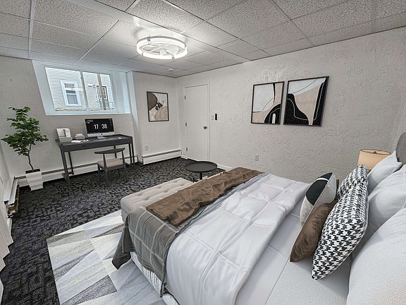 virtually staged bedroom