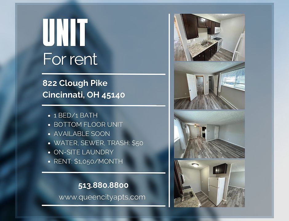 1st image of 822 Clough Pike APT 1