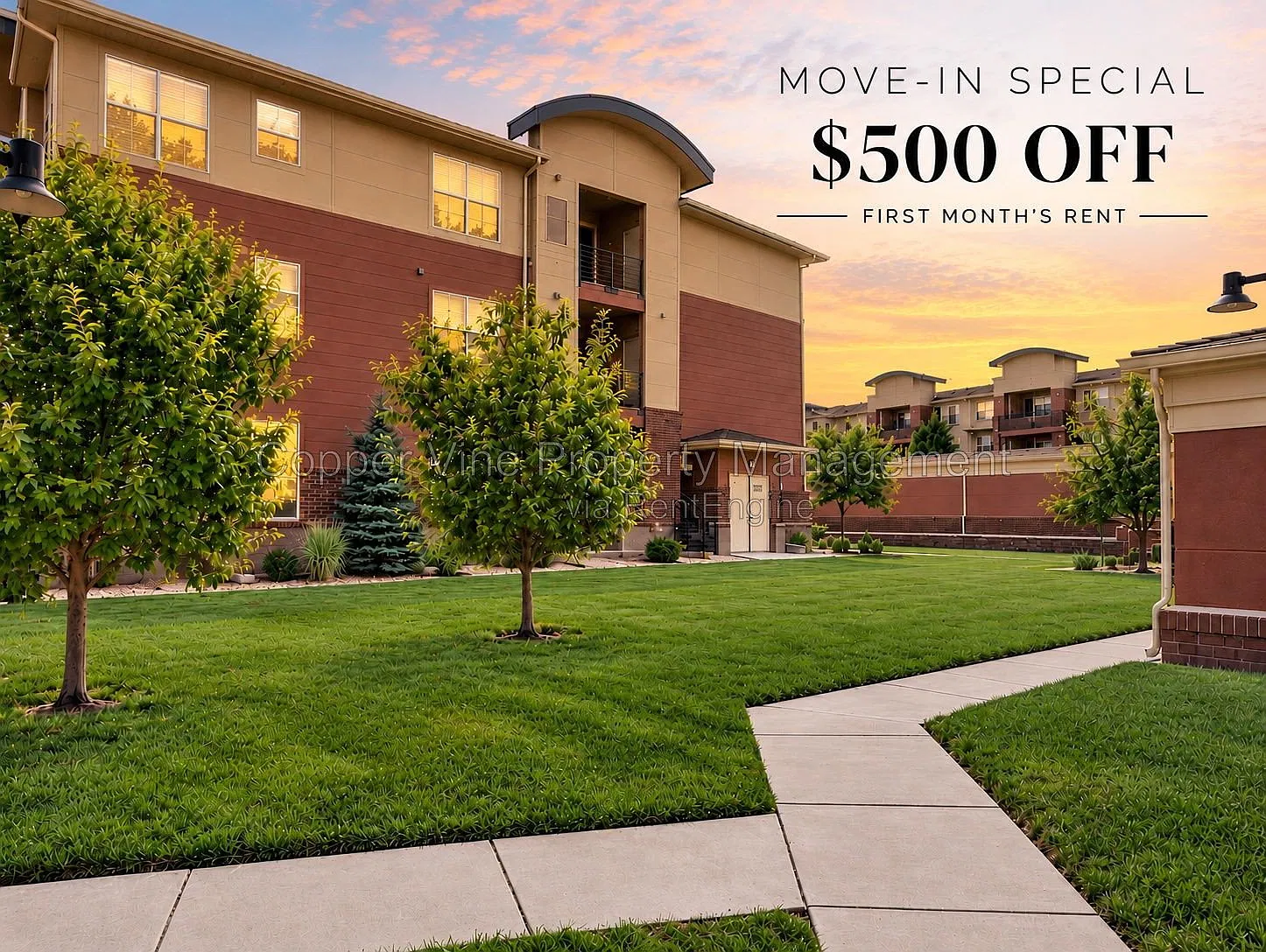 2 bed, 2.0 bath, 1052 sqft, $1,945 — Photo 1