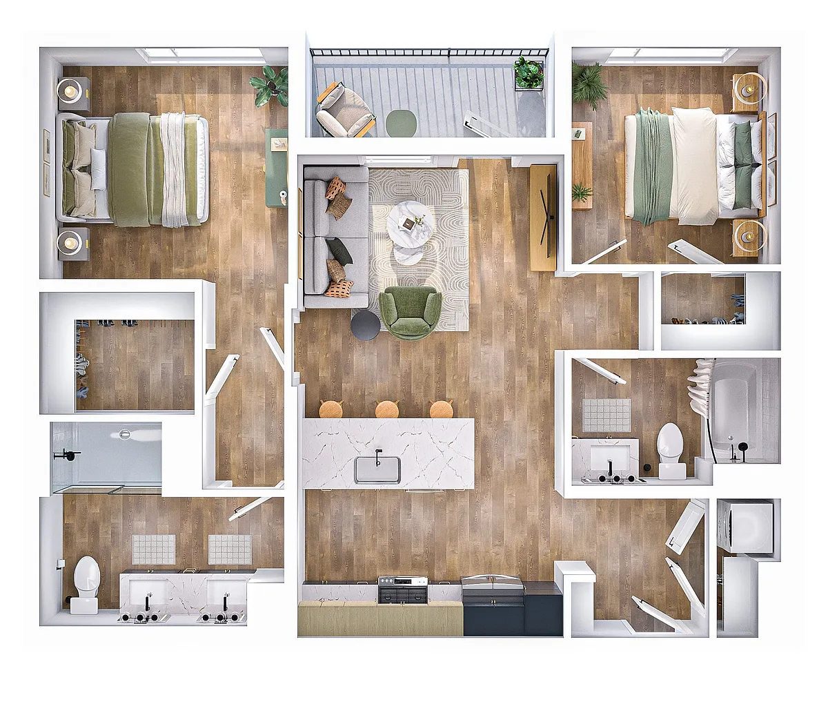 Floor plan B3