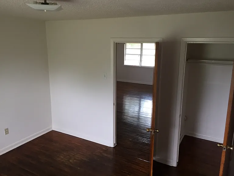 Bedroom with closet space