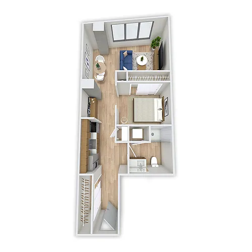 Floor plan Hallett
