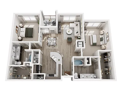 Floor plan B3