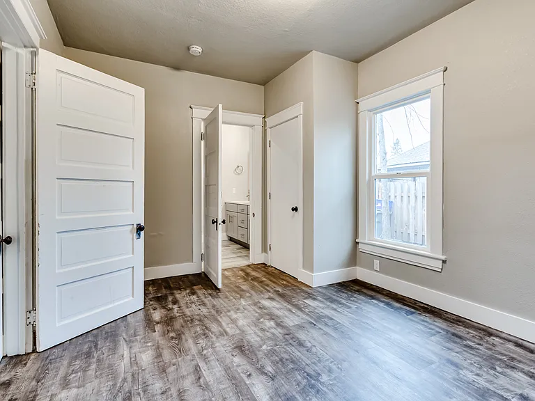 Enjoy direct access to the bathroom.