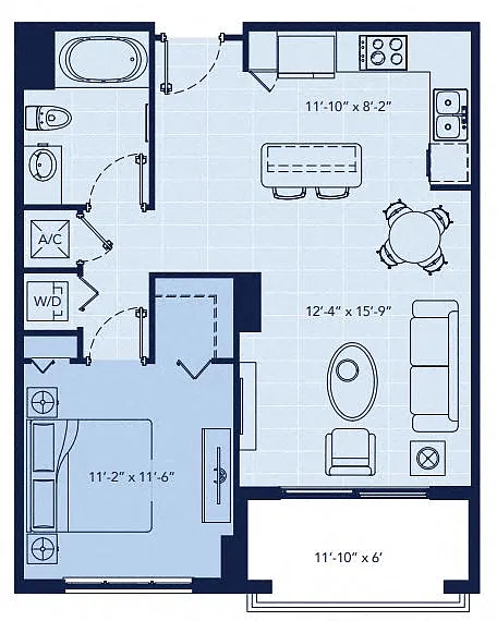 Floor plan Poinciana - North Tower