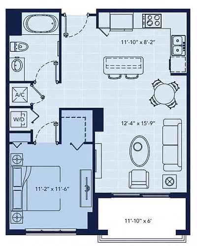 Floor plan Poinciana - North Tower