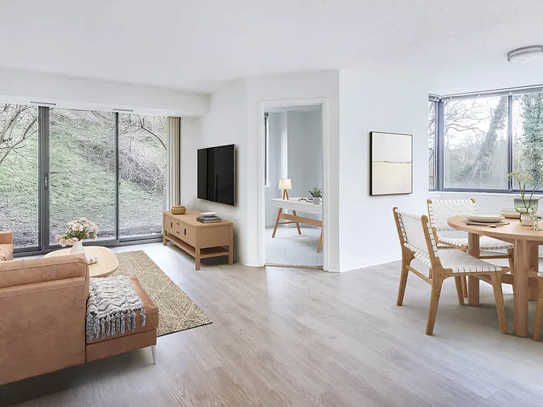 Living Room with Hard Surface Flooring