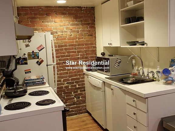 Kitchen with dishwasher off the living room