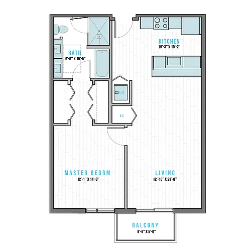 Floor plan R-2B