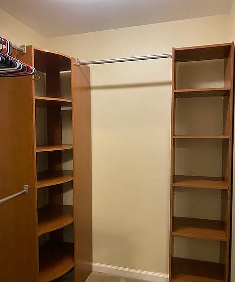 Master walk in closet