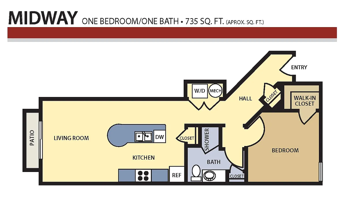 Floor plan Midway