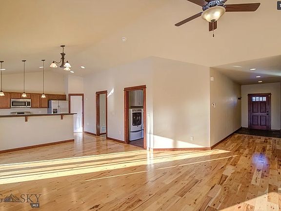Stone entry and Great Room hardwood floors throughout