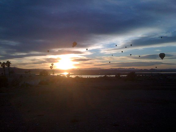 Balloon Festival sunset