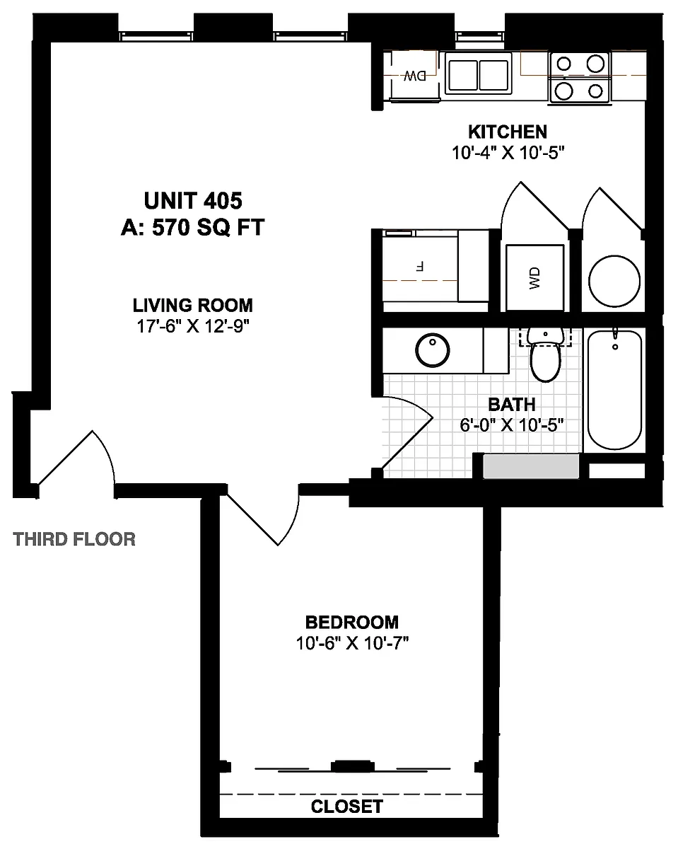 Floor plan 405