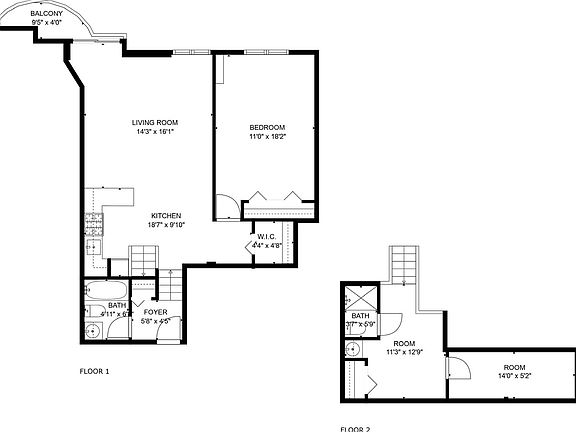 2nd image of 88 Fulton St Unit 427