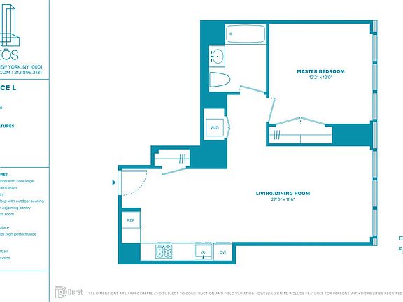 2nd image of 100 W 31st St APT 40L