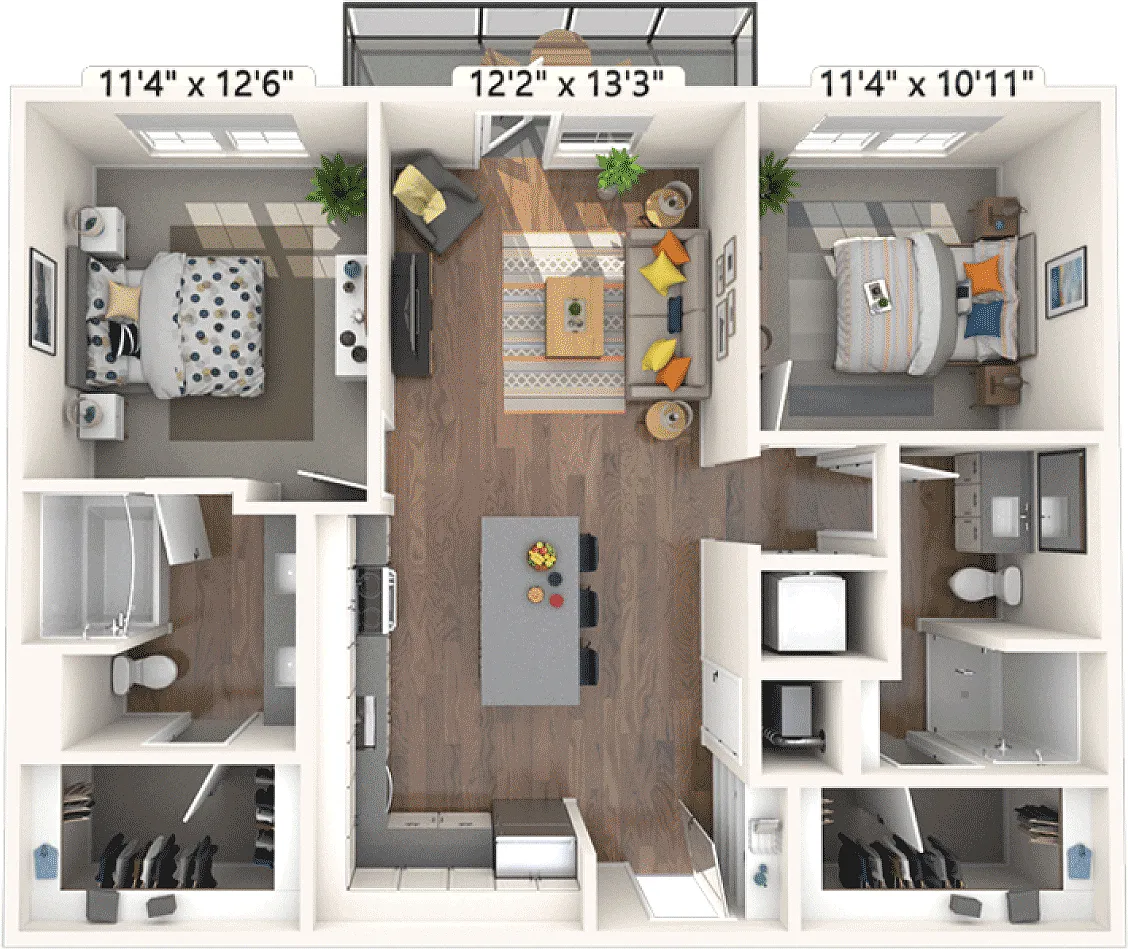 Floor plan B1