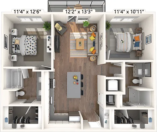 Floor plan B1